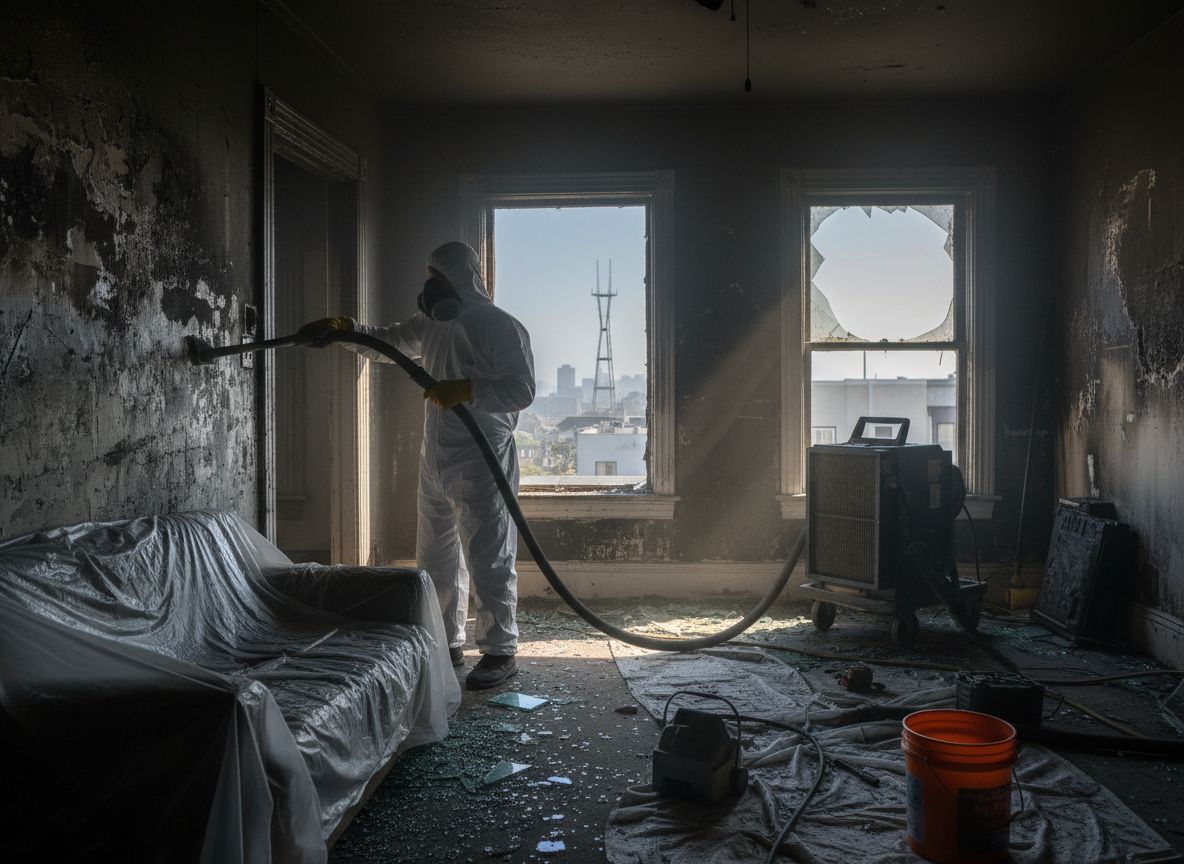 Fire and Smoke Damage Restoration in Twin Peaks, CA